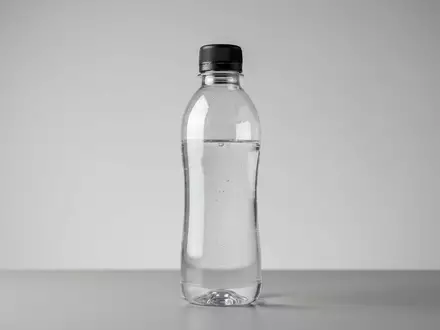 Fotorealistische Studioaufnahme von Trinkflasche zum Thema Nalgene Narrow Mouth 1L, klare Lichtfuehrung - Foto: THN