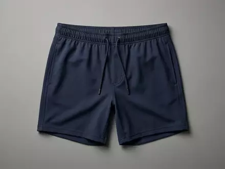Fotorealistische Studioaufnahme von Badehose zum Thema Dsquared2 Herren Badehose Logodruck, klare Lichtfuehrung - Foto: THN