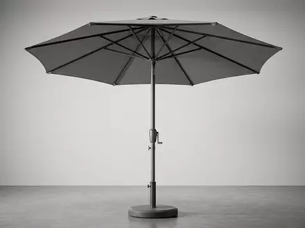 Fotorealistische Studioaufnahme von Sonnenschirm zum Thema Doppler Sonnenschirm Active 300cm, klare Lichtfuehrung - Foto: THN