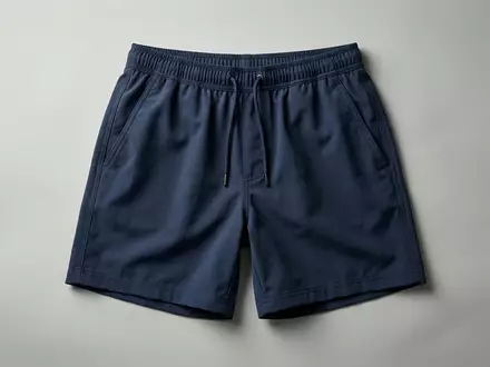 Fotorealistische Studioaufnahme von Herrenbadeshorts zum Thema Hackett London Herren Badeshorts, klare Lichtfuehrung - Foto: THN