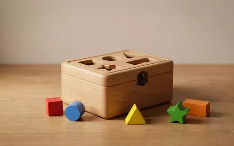 Fotorealistische Studioaufnahme von Steckspiel zum Thema HABA Meine ersten Steckspiele, klare Lichtfuehrung - Foto: THN