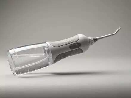 Fotorealistische Studioaufnahme von Munddusche zum Thema Oral-B Aquacare 4 Munddusche, klare Lichtfuehrung - Foto: THN