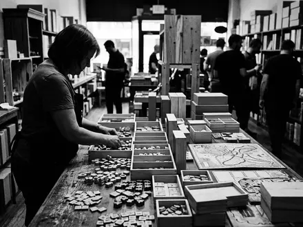 Schwarzweiss-Reportage mit Brettspiel zum Thema Zug um Zug, hoher Kontrast, sachlich dargestellt - Foto: THN