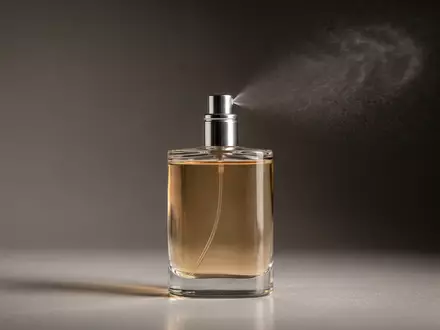 Fotorealistische Studioaufnahme von Eau de Toilette zum Thema Hermès H24 Eau de, klare Lichtfuehrung - Foto: THN