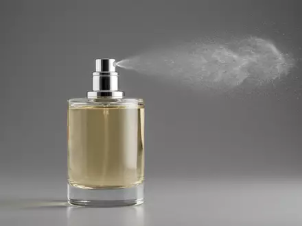 Fotorealistische Studioaufnahme von Eau de Toilette zum Thema Hermès Terre d'Hermès Eau, klare Lichtfuehrung - Foto: THN