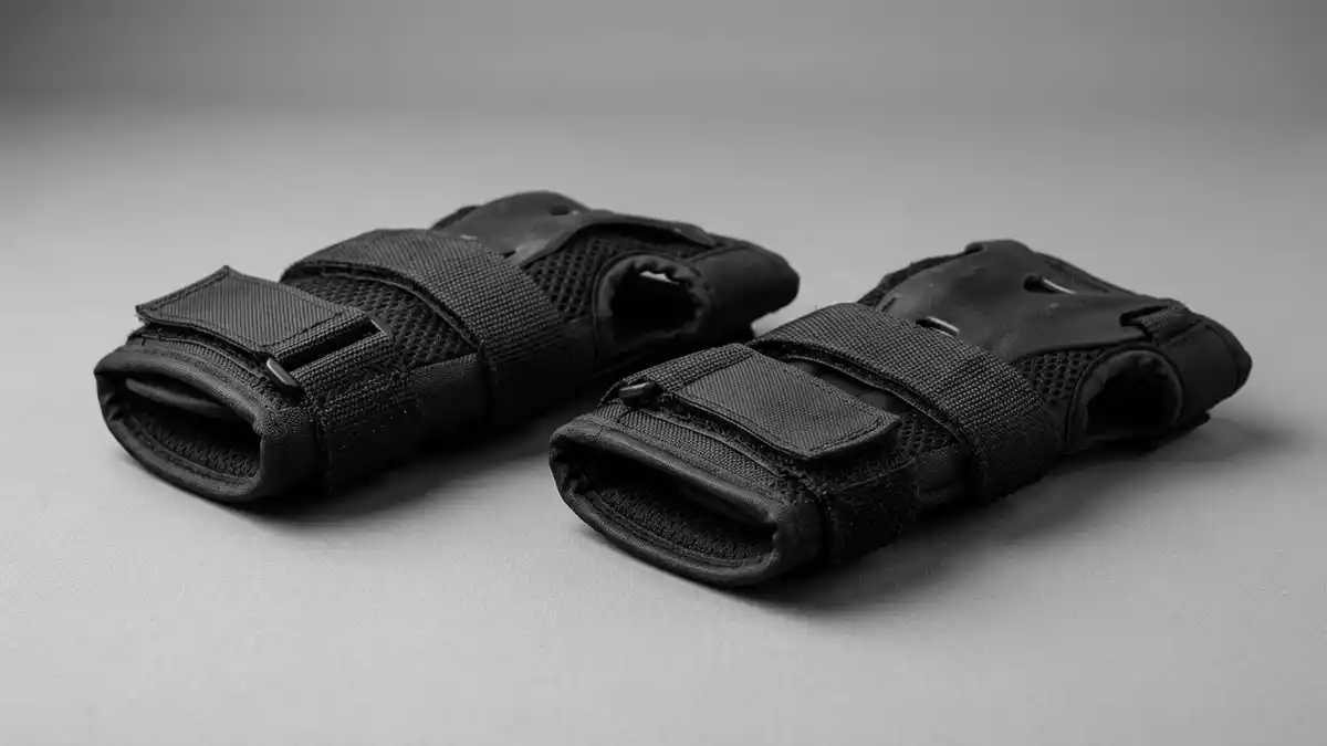 Fotorealistische Studioansicht von Handgelenkschutz in neutraler Produktdarstellung