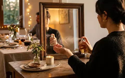 Fotorealistische Aufnahme von Eau de Parfum vor dem Abendessen zum Thema Hugo Boss Alive EdP - Foto: THN