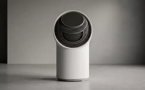 Fotorealistische Studioaufnahme von Luftreiniger zum Thema Dyson Purifier Big+Quiet BP03, klare Lichtfuehrung - Foto: THN