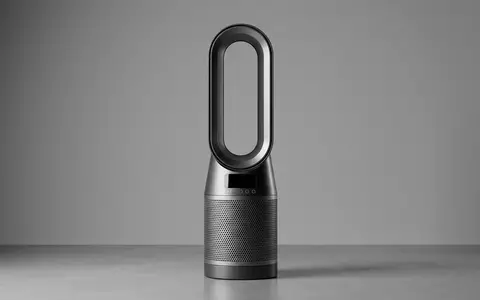 Fotorealistische Studioaufnahme von Luftreiniger zum Thema Dyson Purifier Hot+Cool Gen1, klare Lichtfuehrung - Foto: THN