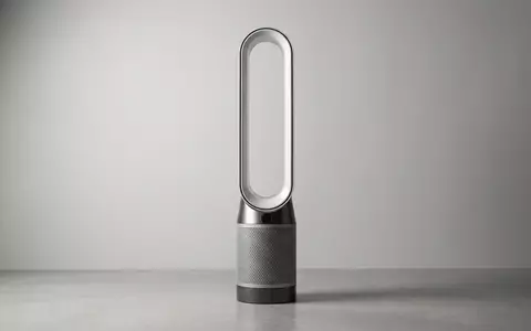 Fotorealistische Studioaufnahme von Luftreiniger zum Thema Dyson Purifier Cool PC1, klare Lichtfuehrung - Foto: THN