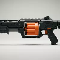 Fotorealistische Studioaufnahme von Schaumstoffblaster zum Thema Nerf Elite 2.0 Commander, klare Lichtfuehrung - Foto: THN