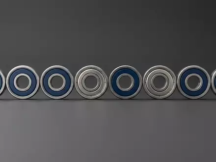 Fotorealistische Studioaufnahme von Skateboard Kugellager zum Thema Bones Reds Skateboard Kugellager, klare Lichtfuehrung - Foto: THN