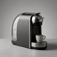 Fotorealistische Studioaufnahme von Kapselkaffeemaschine zum Thema Bosch Tassimo Suny TAS3104, klare Lichtfuehrung - Foto: THN