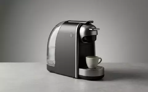 Fotorealistische Studioaufnahme von Kapselkaffeemaschine zum Thema Bosch Tassimo Suny TAS3104, klare Lichtfuehrung - Foto: THN