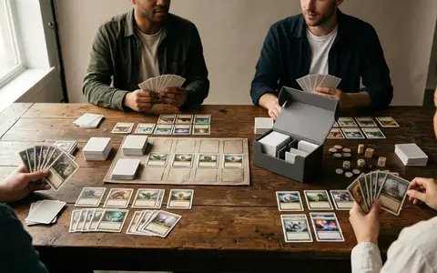 Fotorealistische Studioaufnahme von Kartenspiel zum Thema Phase 10, klare Lichtfuehrung, sachlich dargestellt - Foto: THN