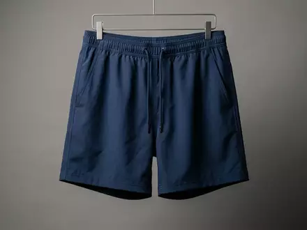 Fotorealistische Studioaufnahme von Badeshorts zum Thema Zoggs Herren Penrith 17, klare Lichtfuehrung - Foto: THN