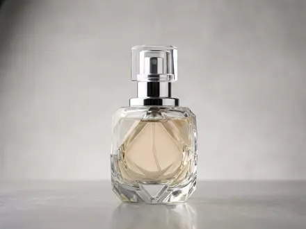 Fotorealistische Studioaufnahme von Parfuem zum Thema Givenchy L'Interdit Eau de, klare Lichtfuehrung - Foto: THN