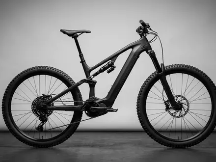 Fotorealistische Studioaufnahme von Elektro-Mountainbike zum Thema Fischer Montis 2.1i MTB, klare Lichtfuehrung - Foto: THN