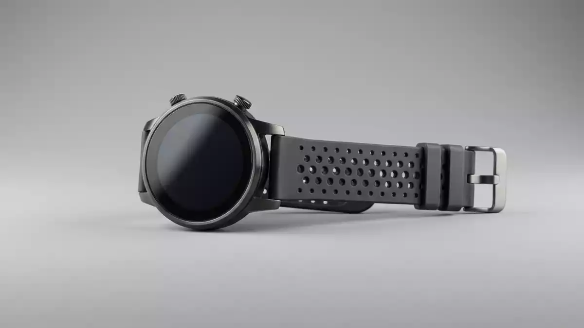 Fotorealistische Studioansicht von Laufuhr in neutraler Produktdarstellung, neutral