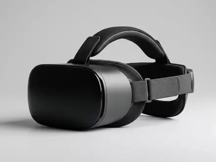 Fotorealistische Studioaufnahme von VR-Headset zum Thema Meta Quest 3 128GB, klare Lichtfuehrung - Foto: THN