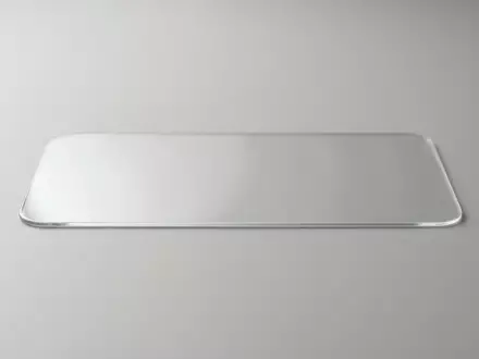 Fotorealistische Studioaufnahme von Displayschutzglas zum Thema ESR Panzerglas iPhone 17, klare Lichtfuehrung - Foto: THN