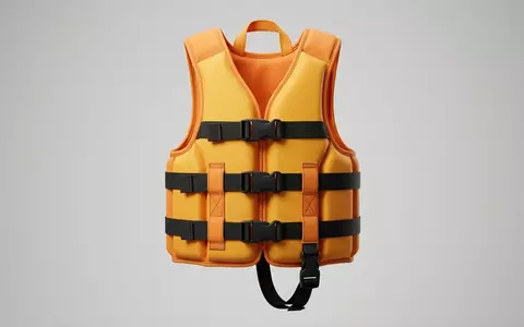 Fotorealistische Studioaufnahme von Schwimmweste zum Thema Konfidence Schwimmjacke Kinder Auftriebshilfe, klare Lichtfuehrung - Foto: THN