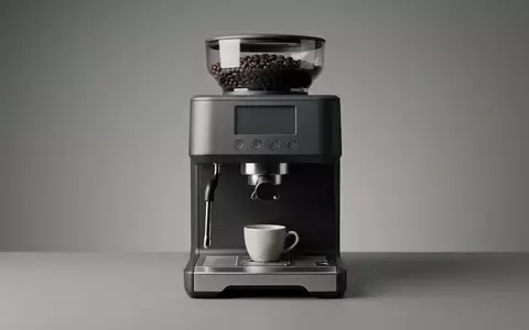 Fotorealistische Studioaufnahme von Kaffeevollautomat zum Thema Melitta Purista F230-101 Kaffeevollautomat, klare Lichtfuehrung - Foto: THN