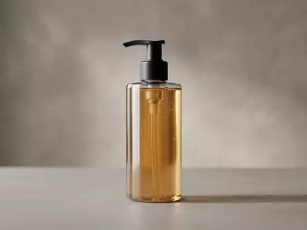 Fotorealistische Studioaufnahme von Shampoo zum Thema Wella Professionals Oil Reflections, klare Lichtfuehrung - Foto: THN