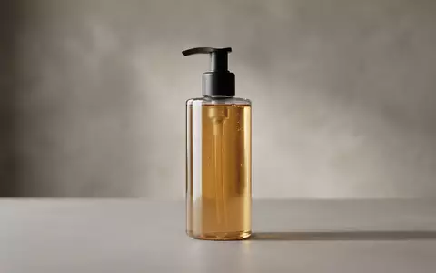 Fotorealistische Studioaufnahme von Shampoo zum Thema Wella Professionals Oil Reflections, klare Lichtfuehrung - Foto: THN