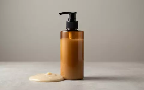 Fotorealistische Studioaufnahme von Shampoo zum Thema Wella SP Luxe Oil, klare Lichtfuehrung - Foto: THN