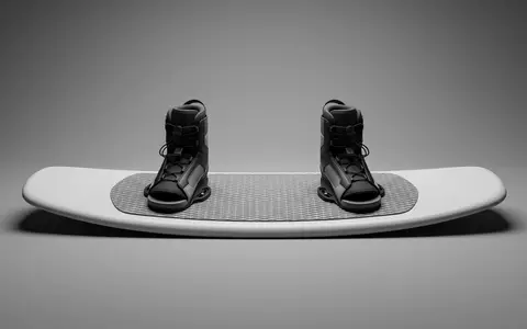 Fotorealistische Studioaufnahme von Wakeboard zum Thema Hyperlite Remix Wakeboard mit, klare Lichtfuehrung - Foto: THN