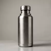 Fotorealistische Studioaufnahme von Edelstahl-Trinkflasche zum Thema Hydro Flask Wide Mouth, klare Lichtfuehrung - Foto: THN