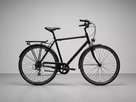 Fotorealistische Studioaufnahme von City-Fahrrad zum Thema Prophete Urbanicer City-Bike 28, klare Lichtfuehrung - Foto: THN