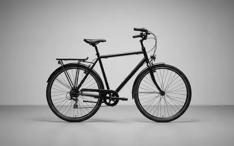 Fotorealistische Studioaufnahme von City-Fahrrad zum Thema Prophete Urbanicer City-Bike 28, klare Lichtfuehrung - Foto: THN