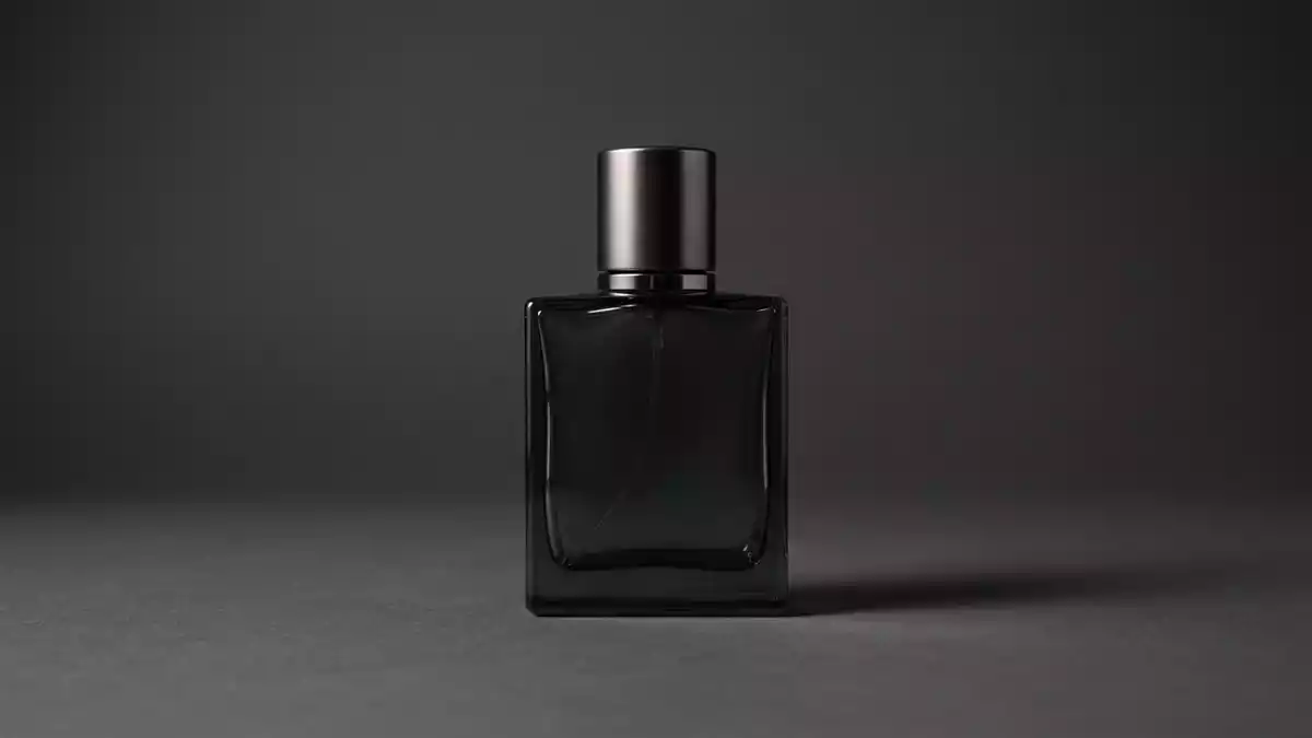 Fotorealistische Studioansicht von Eau de Toilette in neutraler Produktdarstellung