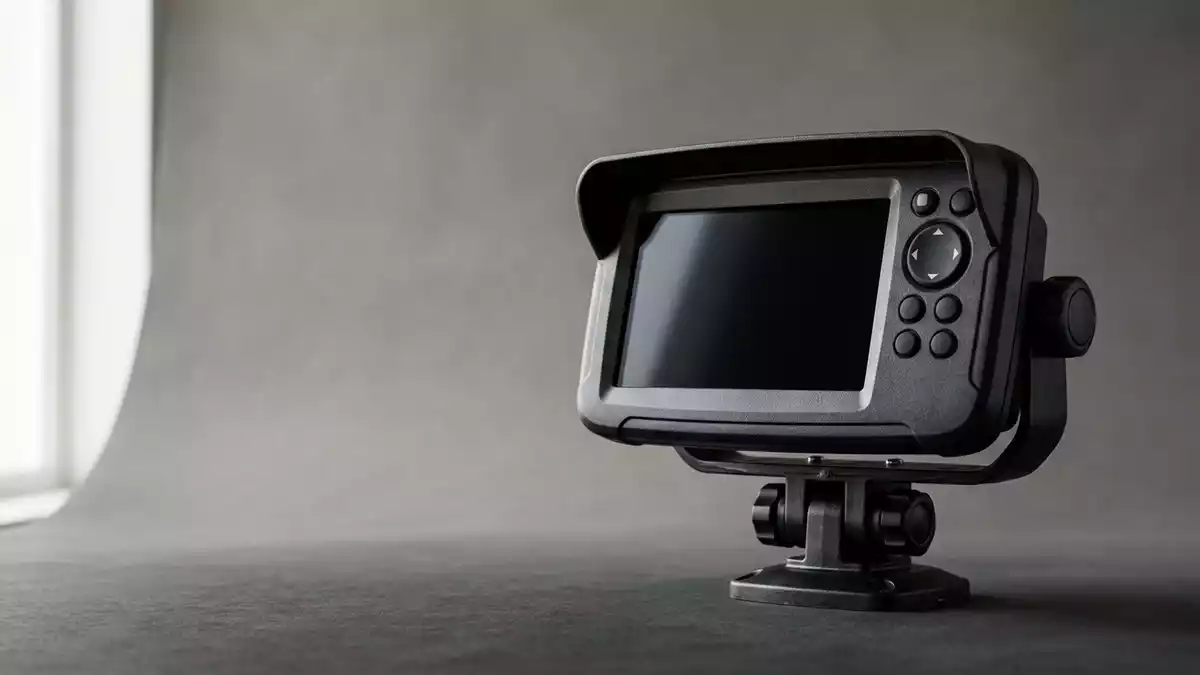 Fotorealistische Studioansicht von Echolot in neutraler Produktdarstellung, neutral