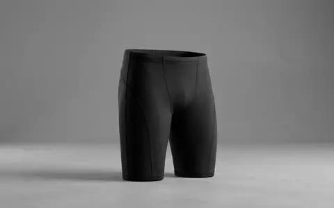 Fotorealistische Studioaufnahme von Schwimmhose zum Thema MP Michael Phelps Xpresso, klare Lichtfuehrung - Foto: THN