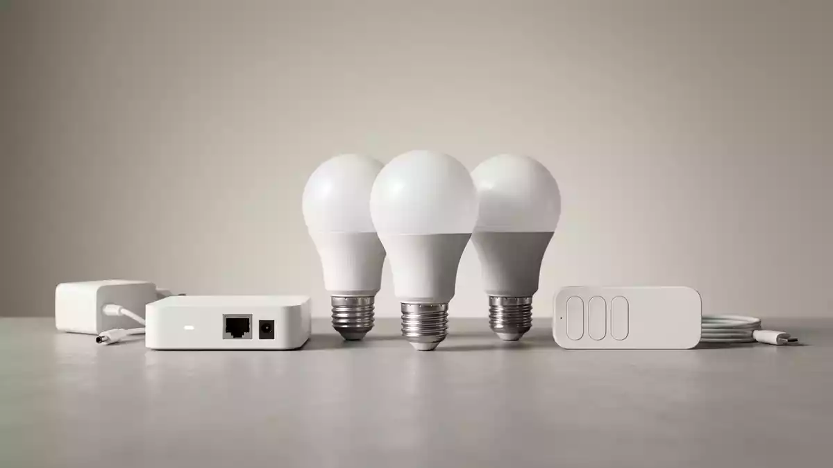 Fotorealistische Studioansicht von LED Starterset in neutraler Produktdarstellung