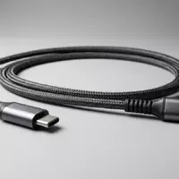 Fotorealistische Studioaufnahme von Ladekabel zum Thema Native Union Belt Kabel, klare Lichtfuehrung - Foto: THN