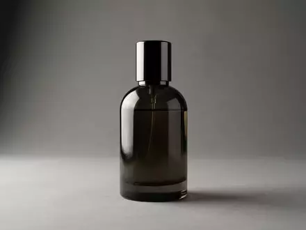 Fotorealistische Studioaufnahme von Eau de Toilette zum Thema Burberry Brit EdT Homme, klare Lichtfuehrung - Foto: THN