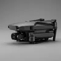 Fotorealistische Studioaufnahme von Kameradrohne zum Thema DJI Mini 2 SE, klare Lichtfuehrung - Foto: THN