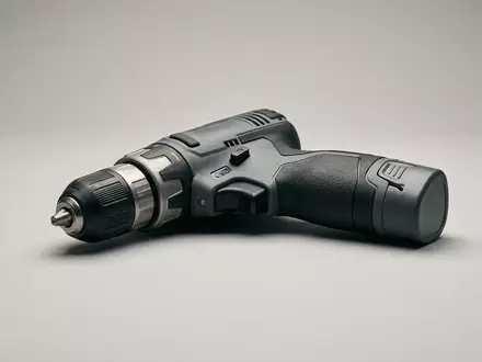 Fotorealistische Studioaufnahme von Akkubohrschrauber zum Thema Bosch DIY PSR 18, klare Lichtfuehrung - Foto: THN