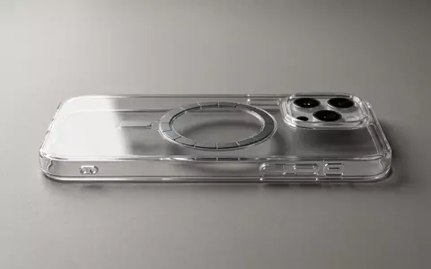Fotorealistische Studioaufnahme von Smartphonehuelle zum Thema ESR MagSafe Hülle iPhone, klare Lichtfuehrung - Foto: THN