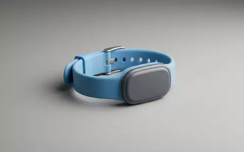 Fotorealistische Studioaufnahme von Schwimmsicherheitsband zum Thema iSwimband Kinder Schwimmband Sensor, klare Lichtfuehrung - Foto: THN