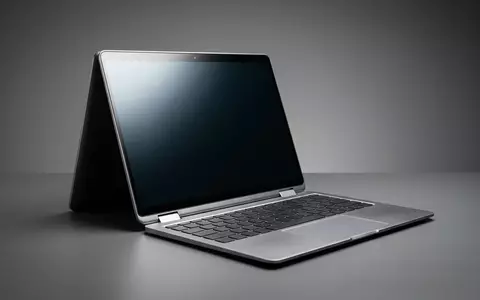 Fotorealistische Studioaufnahme von Convertible Laptop zum Thema Dell XPS 13 2-in-1, klare Lichtfuehrung - Foto: THN