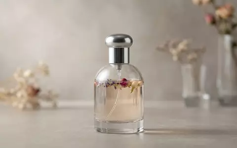 Fotorealistische Studioaufnahme von Eau de Cologne zum Thema Jo Malone Peony &, klare Lichtfuehrung - Foto: THN