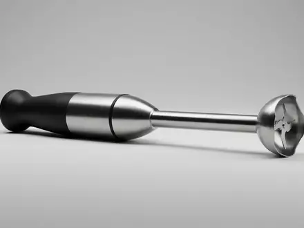 Fotorealistische Studioaufnahme von Stabmixer zum Thema Braun MQ9137XI MultiQuick 9, klare Lichtfuehrung - Foto: THN