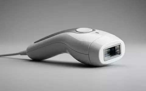 Fotorealistische Studioaufnahme von Haarentfernungsgeraet zum Thema Ulike Air10 IPL Haarentfernungsgerät, klare Lichtfuehrung - Foto: THN