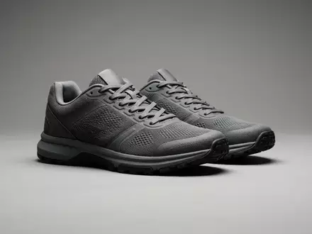 Fotorealistische Studioaufnahme von Trainingsschuhe zum Thema Under Armour Charged Commit, klare Lichtfuehrung - Foto: THN
