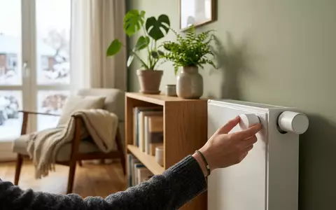 Fotorealistische Aufnahme von Heizkoerperthermostat in der Wohnung zum Thema tado Smartes Heizkörperthermostat X, natuerliches Licht - Foto: THN
